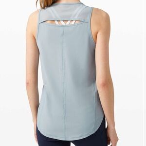 Lululemon Sculpt Tank In Blue Cast